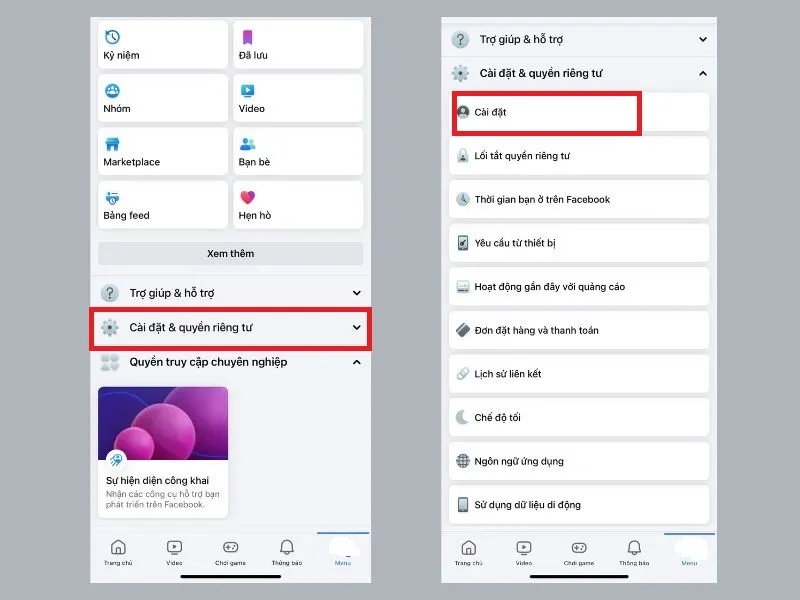 Cách bật video tự động phát trên Facebook iPhone (iOS)